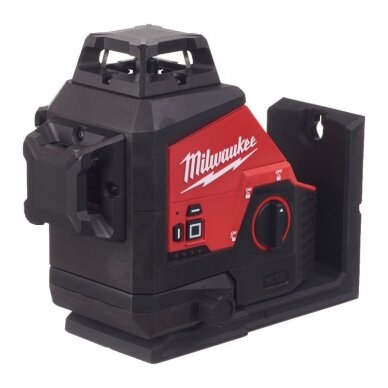 3-jų plokštumų lazerinis nivelyras MILWAUKEE M12 3PL-0C 1