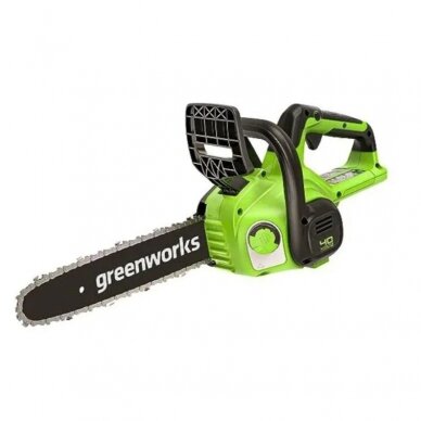 Grandininis akumuliatorinis pjūklas Greenworks G40CS30II, 40V, 30cm (be akum. ir krov.)