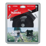 4-ašmenų krūmapjovės peilis Makita D-66008, 230x25,4mm