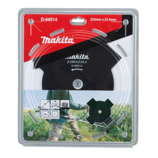 4-ašmenų krūmapjovės peilis Makita D-66014, 255x25,4mm