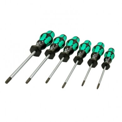 6 atsuktuvų rinkinys WERA 367/6 TORX 1