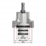 Adapteris Nr. 17 BGS 8027, 8098 | BMW (8027-17)