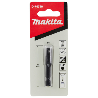 Adapteris Makita D-74740, 1/4"x50mm 1