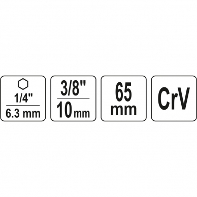 Adapteris Yato, 65 mm 3