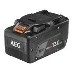 Akumuliatorius AEG L1812SHD, 18V, 12.0 Ah