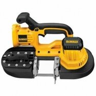 Akumuliatorinis juostinis pjūklas DeWalt DCS371N-XJ, 18 V (be akum. ir krov.)