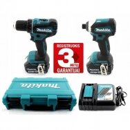 Akumuliatorinių bešepetėlių įrankių komplektas (DDF485z+DTD153z), MAKITA DLX2289, 2X3Ah