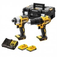 Akumuliatorinių įrankių rinkinys DeWalt DCK2059D2T-QW (DCD777 + DCF787), 18V, 2x2.0Ah