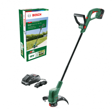 Akumuliatorinis trimeris / žoliapjovė Bosch Easy GrassCut 18V-26 (2,5 Ah)