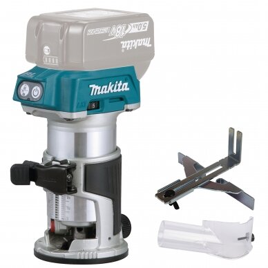 Akumuliatorinė freza Makita DRT50TJX5 + 5,0Ah, 18V 1