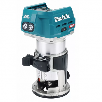 Akumuliatorinė freza Makita RT001GZ13, 40 V max, (be akum.ir krov.) 1