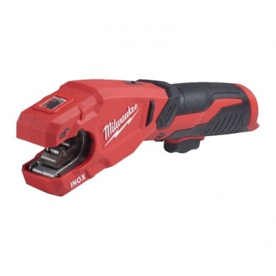 Akumuliatorinė nerūdijančio plieno vamzdžių pjaustyklė MILWAUKEE M12 PCSS-0 1