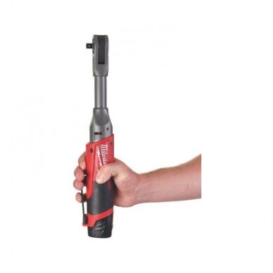 Akumuliatorinė pailginta terkšlė MILWAUKEE M12 FIR38LR-0 1