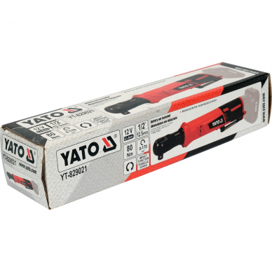 Akumuliatorinė terkšlė Yato, 12 V, 80 Nm 2