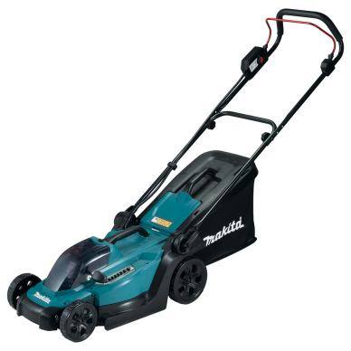 Akumuliatorinė vejapjovė Makita DLM330SM, 18 V, 4.0 Ah, 330 mm, (su mulčiavimo priedu) 2