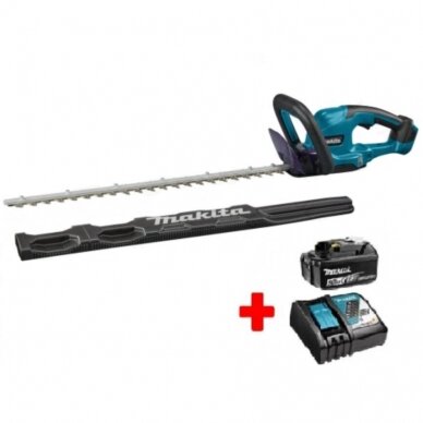 Akumuliatorinės gyvatvorių žirklės Makita LXT® DUH507RM, 18 V, 4.0 Ah