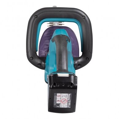 Akumuliatorinės gyvatvorių žirklės LXT® Makita DUH607RG, 18V, 1x6Ah 4