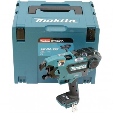 Akumuliatorinis armatūros rišiklis Makita DTR180RTJ, 18V, 2x5,0Ah 3