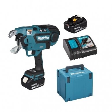 Akumuliatorinis armatūros rišiklis Makita DTR181RTJ, 18 V, 2x5,0Ah