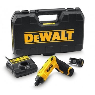 Akumuliatorinis atsuktuvas GYRO DCF680G2 7,2V 1,0 Ah, DeWalt