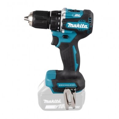 Akumuliatorinis bešepetėlinis gręžtuvas Makita DDF487Z, 18V, 40Nm (3 metų garantija) 4