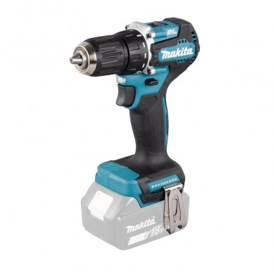 Akumuliatorinis bešepetėlinis gręžtuvas Makita DDF487Z, 18V, 40Nm (3 metų garantija) 1