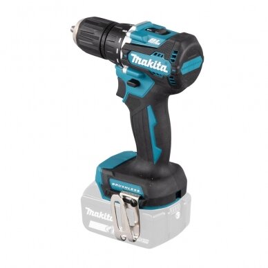 Akumuliatorinis bešepetėlinis gręžtuvas Makita DDF487Z, 18V, 40Nm (3 metų garantija) 5