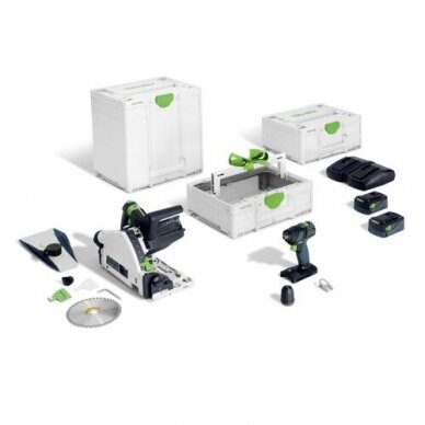 Akumuliatorinis Combo rinkinys, universalusis Festool TSC 55 K/TXS 18/TB M 137 (578024)