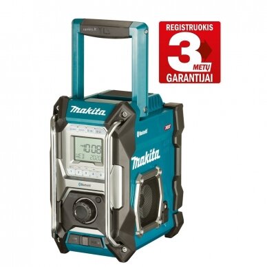 Akumuliatorinis darbinis Bluetooth radijas Makita MR002GZ