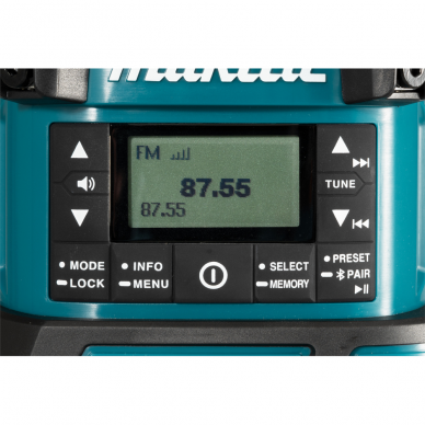 Akumuliatorinis žibintas / radijas Makita DMR056, 14,4 / 18 V, 1 000 lx, (be akum. ir krov.) 1