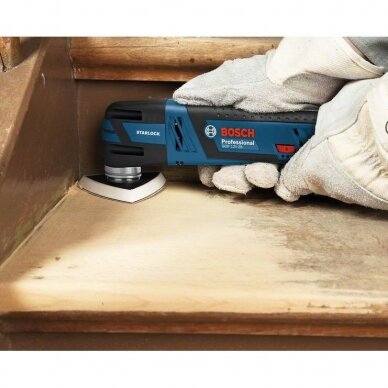 Akumuliatorinis daugiafunkcis pjoviklis Bosch GOP 12V-28 Professional 2x3.0Ah, L-Boxx, ACC 5