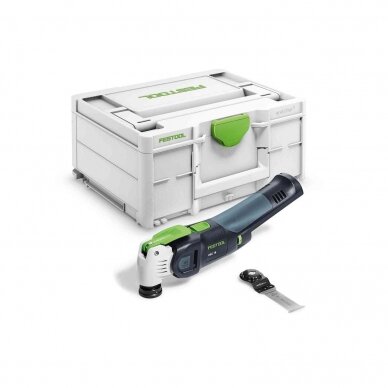 Akumuliatorinis daugiafunkcis pjovimo įrankis VECTURO Festool OSC 18 E-Basic, 18 V, (be akum. ir krov.), (576591)