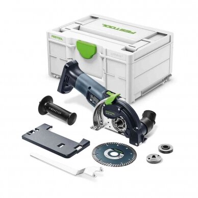 Akumuliatorinis deimantinis diskinis pjūklas Festool DSC-AGC 18-125 FH EB-Basic, 18 V, (be akum. ir krov.), (576829)