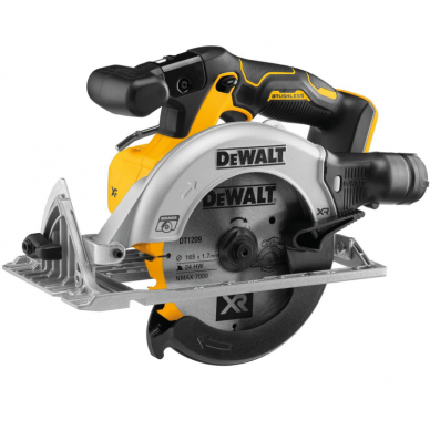 Akumuliatorinis diskinis pjūklas Dewalt DCS565N-XJ; 18 V, (be akum.ir krov.)