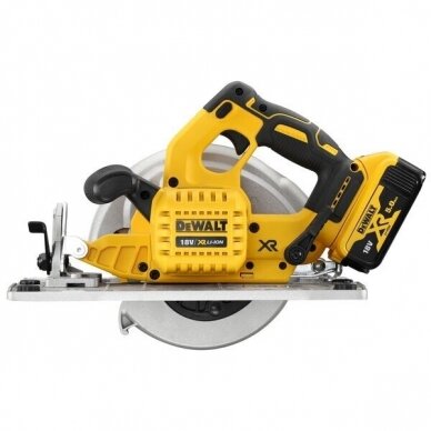 Akumuliatorinis diskinis pjūklas DeWalt DCS572NT-XJ, 18 V, (be akum. ir krov.) 2