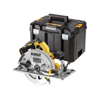 Akumuliatorinis diskinis pjūklas DeWalt DCS572NT-XJ, 18 V, (be akum. ir krov.)