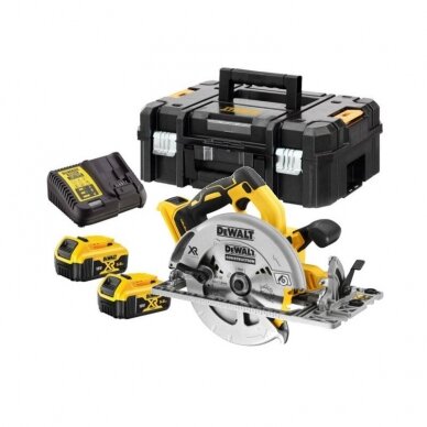 Akumuliatorinis diskinis pjūklas Dewalt DCS572P2, 18V