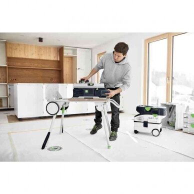 Akumuliatorinis diskinis pjūklas Festool CSC SYS 50 EBI-Plus, 18 V, 2 x 5.0 Ah, (577374) 4