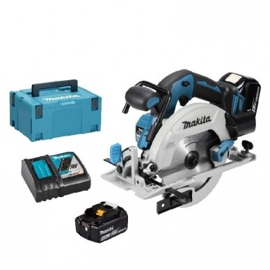 Akumuliatorinis diskinis pjūklas Makita DHS680RMJ, 18V, 4,0Ah