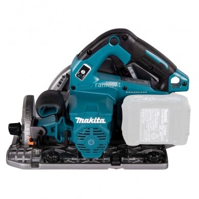 Akumuliatorinis diskinis pjūklas XGT ® 40Vmax Makita HS004GZ 1