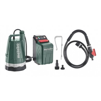 Akumuliatorinis drenažinis siurblys TPF 18 LTX 2200, korpusa, Metabo