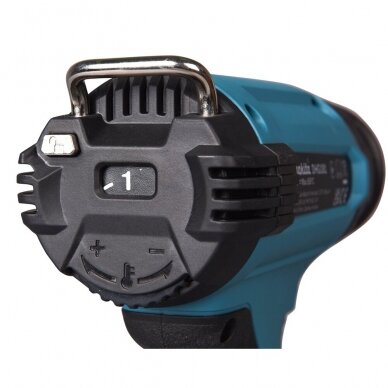 Akumuliatorinis karšto oro fenas Makita DHG181RT1J, 18 V, 5,0Ah 8