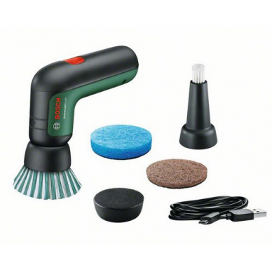 Akumuliatorinis valymo šepetys Bosch Universal Brush, 3,6 V, 1,5 Ah