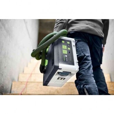 Akumuliatorinis dulkių siurblys CLEANTEC Festool CTLC SYS HPC 4,0 I-Plus, 18 V, 4 x 4,0 Ah, (576944) 2