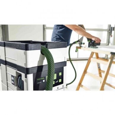 Akumuliatorinis dulkių siurblys CLEANTEC Festool CTLC SYS HPC 4,0 I-Plus, 18 V, 4 x 4,0 Ah, (576944) 3