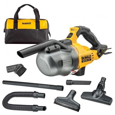 Akumuliatorinis dulkių siurblys DeWalt DCV501LN-XJ, 18V (be akum. ir krov.)