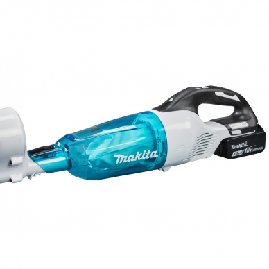 Akumuliatorinis dulkių siurblys Makita DCL281WX14, 18 V, 1x5,0 Ah 2