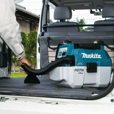 Akumuliatorinis dulkių siurblys Makita DVC750LZ, 18V 2