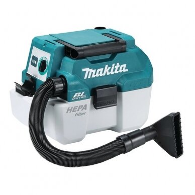 Akumuliatorinis dulkių siurblys Makita DVC750LZ, 18V