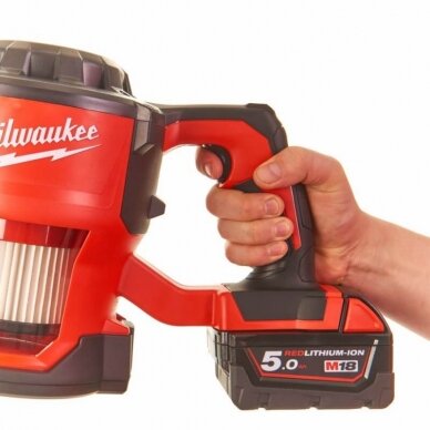 Akumuliatorinis dulkių siurblys MILWAUKEE M18 CV-0 5